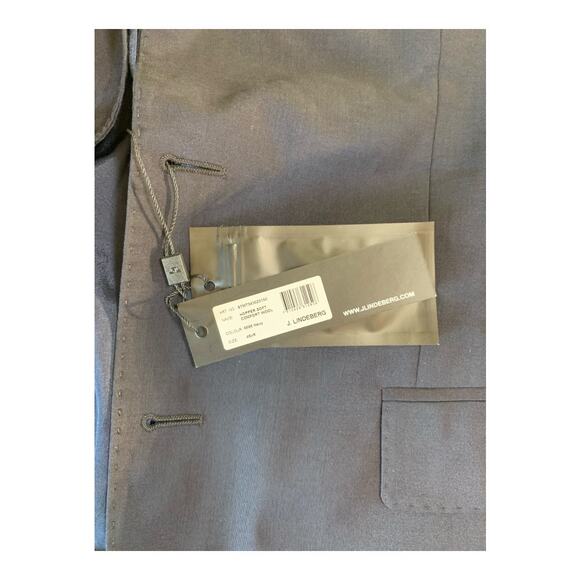 J Lindeberg Men's Navy Blue 2 Button Blazer Virgin Wool 48R - Picture 5 of 6